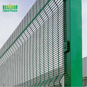 An ninh cao <span class=keywords><strong>358</strong></span> chống leo lên hàng rào Bảng điều khiển sơn tĩnh điện hàn dây lưới cho sân bay & Nhà Tù có tính năng PVC & khung thép - Product Image 2