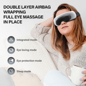 Vibración inteligente portátil Vibración inalámbrica Calefacción eléctrica Música inteligente Protector de ojos Masajeador De ojos - Product Image 5