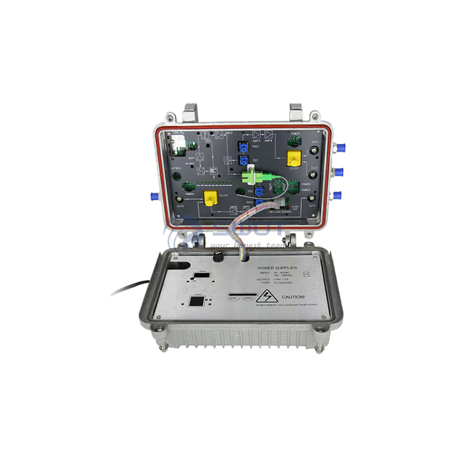 Supply Outdoor optical node CATV optical receiver Four Outputs Optical Receiver 60V 220V WB-OR409