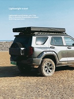 Neues Design Dreieckiges Hartschalen-Dachzelt Wasserdichtes Aluminium-Autodachzelt für 4x4 Offroad-Camping