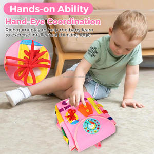 2025ベストセラーバックパック新デザインモンテッソーリフェルトビジーボードバッグ,ユニセックスギフト用 - Product Image 4