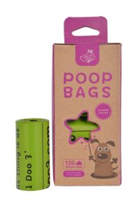 Bolsas Biodegradables para Excremento de Perro con Aroma a Lavanda, Fabricación OEM/ODM, Empaque Personalizado, Bolsas Compostables para Desechos de Mascotas - Product Image 2