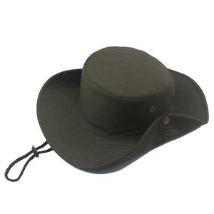 Solid Color Sunscreen Summer <b>Bucket</b> Hat Fishing and Mountaineering <b>Folding</b> Wide Brim Sun Hat Outdoor Sunproof <b>Bucket</b> Hat - Product Image 5