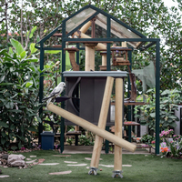 Cage à oiseaux écologique fournitures perchoir bâton en bois pour perroquets et pigeons support suspendu pour support de pigeon