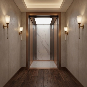 Ascensor Residencial Inteligente de Alta Gama, Personalizado, de 2 a 6 Pisos, para Interiores, Tipo Villa Pequeña, Venta Directa de Fábrica LangGer - Product Image 1