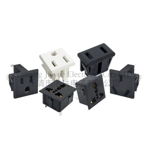 Enchufe de Pared Yueqing Jieyue Ac-08, Estándar Estadounidense, 1 Salida, 125v, Material ABS, para Audio y Video - Product Image 1