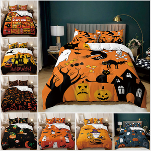 Set Copripiumino in Tessuto di Poliestere Ecologico con Stampa Anime di Alta Qualità per Halloween e Natale - Product Image 3