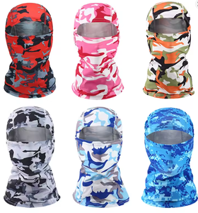 Murni kustom kamuflase Balaclava masker wajah penuh sepeda Ski bersepeda berburu warna kosong penutup kepala syal topi Balaclava bandana pria - Product Image 2