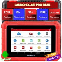 [2 Años de Actualización Gratuita] Máquina de Diagnóstico Launch X431 PRO STAR Compatible con CAN FD DoIP 31 Funciones de Servicio Codificación ECU