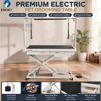 Table de toilettage électrique pour animaux EUR VET, équipement vétérinaire, double commande, hauteur réglable, table antidérapante pour clinique vétérinaire