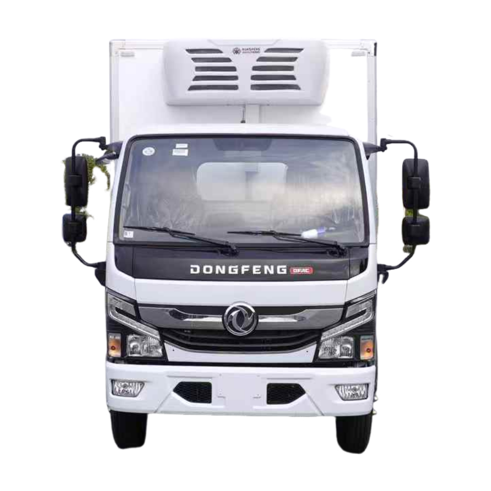 Low Price 4x2 DONGFENG Small Refrigerated Truck 5ton Cold Room Van Truck