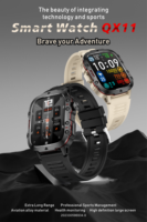 Beste Kwaliteit Smartwatch Voor Mannen Buitensporten Smartwatch Ips Antwoord Oproep 420Mah 3atm Waterdicht Zwemmen Fitness Android