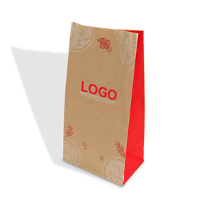 Venta Directa de Fábrica, Bolsa de Papel Kraft con Impresión Personalizada, Papel Kraft de Calidad Premium para Alimentos - Product Image 3