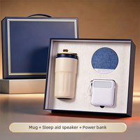 Coffret Cadeau d'Affaires Exclusif : Mug, Haut-parleur, Batterie Externe, Aide au Sommeil – Cadeaux Promotionnels Personnalisables pour Événements d'Entreprise et Remises en Cadeau Professionnelles