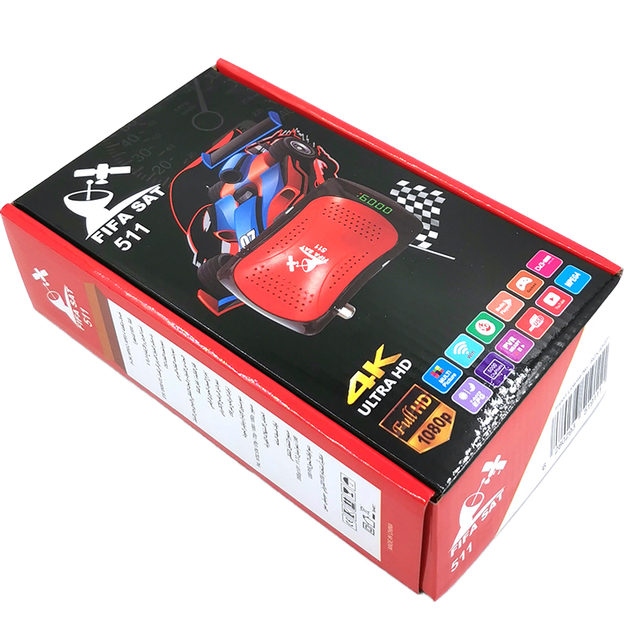 VETEK DVB-S2 Digital Satellite TV Receiver T1 Max Full HD 1080P Plastic Private Mold Compatible with USB WiFi Antenna IKS Server
