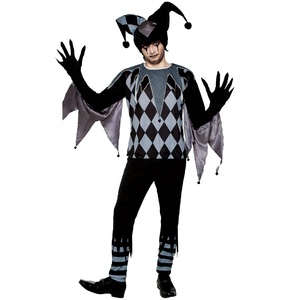 Costume de Clown Maléfique d'Halloween pour Cosplay de <span class=keywords><strong>Thriller</strong></span> Fantastique, style Troupe de Cirque, Vampier Européen et Américain, Tailles M-XL - Product Image 4