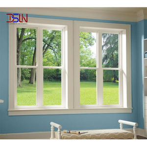 Ventana de Aluminio con Toldo, Moderna, de Acero Inoxidable, de Una Sola Hoja, Doble Vidrio, Eficiente Energéticamente, Tamaño Personalizado para Interiores de Edificios de Oficinas - Product Image 1