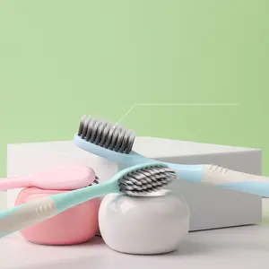Prim diş fırçası Oem yetişkin için özelleştirilmiş ekstra temiz ucuz manuel diş fırçası