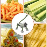 Trancheuse à légumes commerciale haute performance avec moteur 1500W, facile à utiliser, 220V, pour la production de frites
