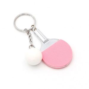 Fashion Promotional Gift 3D <b>Mini</b> Ping Pong Ball Racket Pendant <b>Table</b> Tennis Keychain Accessories for Key Bag - Product Image 4