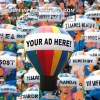 Ballons à air chaud gonflables publicitaires personnalisés ANGE avec logo commercial, impression UV/numérique, gonflage par pompe électrique, taille géante