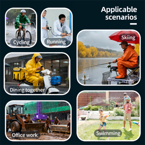 Custodia Impermeabile Sportiva per iPhone 16/17 Pro Max, Design IP54 Antipolvere Antiurto per Lavoro/Viaggio all'Aperto, in TPU+PC+Silicone, Magnetica - Product Image 6