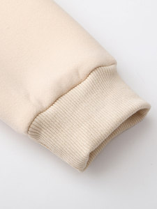 <span class=keywords><strong>Sudadera</strong></span> <span class=keywords><strong>de</strong></span> Forro Polar <span class=keywords><strong>de</strong></span> Cuello Redondo, Color Beige Clásico, <span class=keywords><strong>de</strong></span> Calidad Premium, para Uso Diario, para Mujer, Abrigo Cálido <span class=keywords><strong>de</strong></span> Invierno - Product Image 5