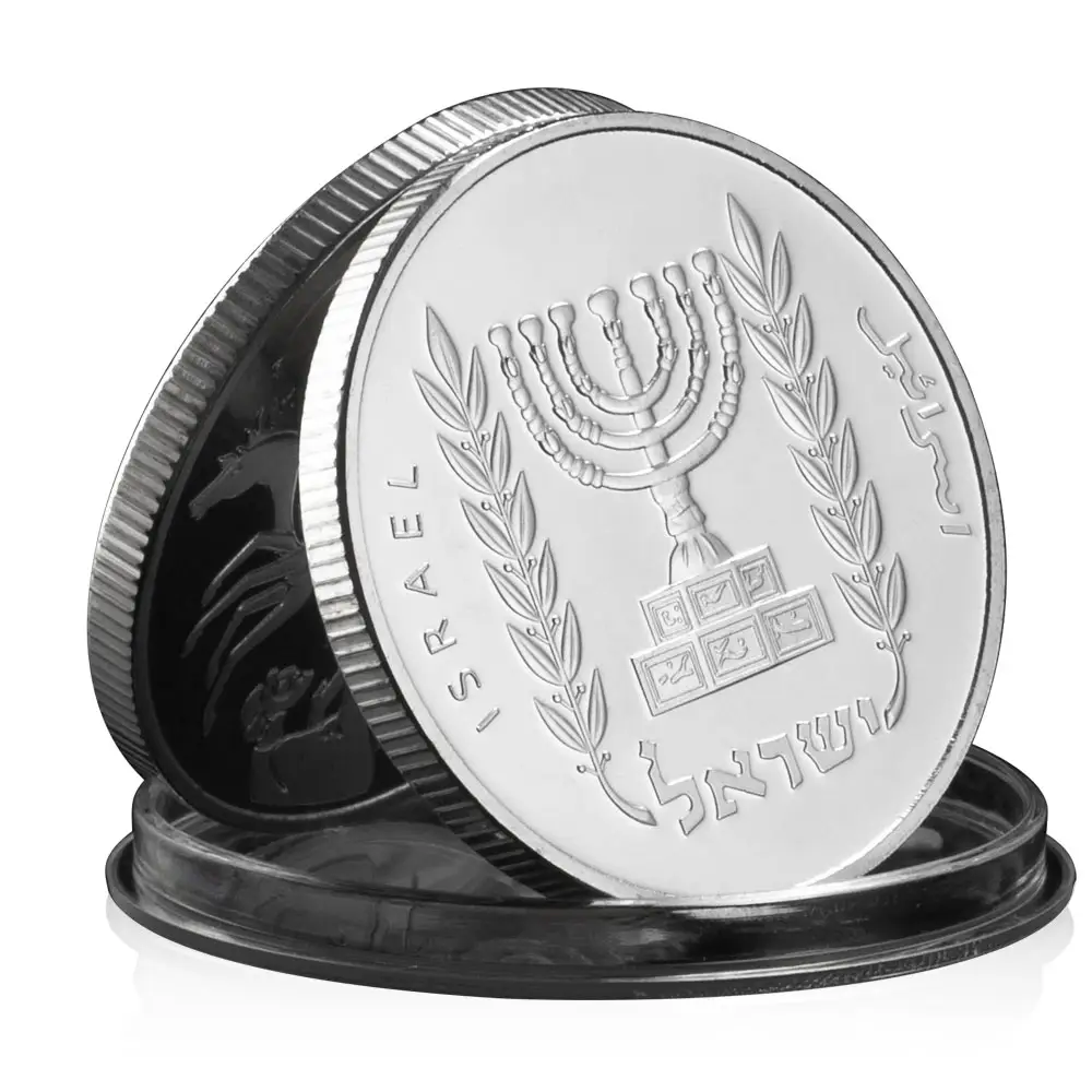聖書物語コレクタブルシルバーメッキお土産コインイスラエル歴史コインコレクションアートクリエイティブギフト記念コイン