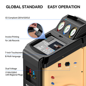 Machine de rinçage et de récupération de climatisation THINKCAR AC100 pour réparer les systèmes de refroidissement faiblement performants, élimine les dépôts et recharges avec précision - Product Image 5