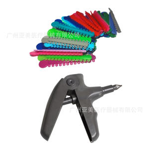 Consumibles Dentales: 40 Ligaduras de Plástico y Pistola de Ligadura Manual de Metal/Pistola de Colocación, Combinación para Cavidad Oral - Product Image 6