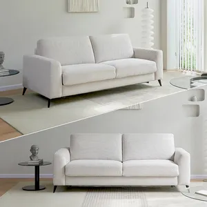 New modern design sofa bed furniture living room corduroy fabric sofabed leisure sofa came customizable folding sofa