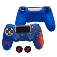 Étui en silicone antidérapant pour manette PS4, protection contre la poussière et les chocs, coque de protection souple pour manette PlayStation 4