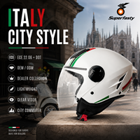 Nouveau casque de moto ouvert pour homme, personnalisé, en ABS, qualité professionnelle, homologué ECE, toutes saisons, pour les trajets quotidiens en ville