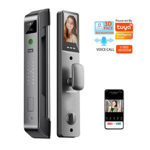 Fechadura Eletrônica Inteligente Sem Chave com Reconhecimento Facial Biométrico e Câmera - Product Image 3