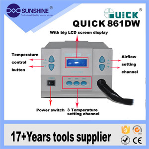Quick861dw pantalla Lcd sin plomo <span class=keywords><strong>Smd</strong></span> Anti-estática <span class=keywords><strong>de</strong></span> aire caliente para <span class=keywords><strong>pistola</strong></span> <span class=keywords><strong>de</strong></span> soldadura Estación <span class=keywords><strong>de</strong></span> Reparación, 1000w - Product Image 2