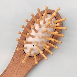 Cepillo de madera para el cuero cabelludo, masajeador de bambú 2023, peine para peinar el pelo, productos de envío directo - Product Image 4