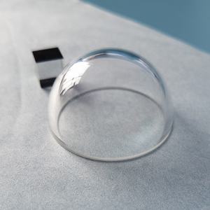 광학 유리 광각 포트 돔 수중 카메라 캠코더 렌즈 커버 맞춤형 대형 직경 100-200mm <span class=keywords><strong>BK7</strong></span>/<span class=keywords><strong>K9</strong></span> <span class=keywords><strong>B270</strong></span> - Product Image 1