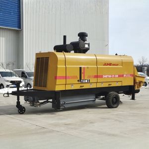 Pompe à béton mobile de petite taille montée sur remorque, nouvelle marque chinoise JIUHE, DHBT40 50 80 100 120, prix bas - Product Image 1
