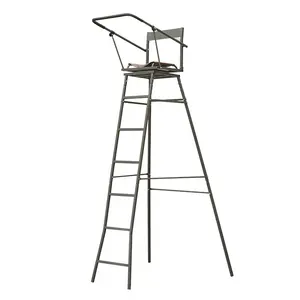 Outdoor High Seat Deer Hunting Tree Stand Ladder For 1 Man Product Hunting Accessories Treestands For Animal Observation