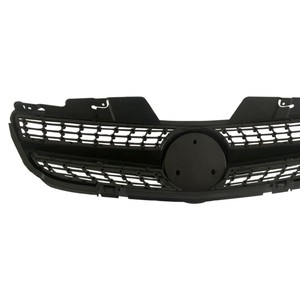 Mercedes-Benz SL-Class R230 Front Bumper Grille Black Silver ABS <b>Plastic</b> Star-<b>Studded</b> Design 2007-2009 - Product Image 3