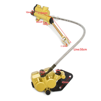 Cylindre d'étrier de frein à disque arrière de moto pour Apollo Honda Kawasaki Kayo Dirt Pit Bike ATV Gokart BBR CRF50