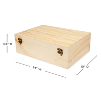 Boîte à vin en bois de pin naturel avec couvercle, 2 flûtes sans pied, coffret cadeau pour bouteille de champagne, boîte cadeau en bois pour vin individuelle avec couvercle à charnière