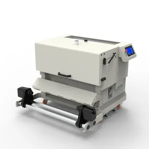 Automatisches synchronisiertes materialentsammlungssystem 80 cm pulverschüttler dtf-drucker für t-shirt-druck