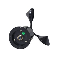 Anémomètre à coupelle RIKA RK100-02 IP65 CE en ABS, vitesse du vent 0-45 m/s, limite 50 m/s, sortie RS485, câble de 15 m, pour mines de charbon