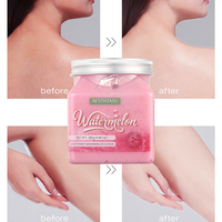 Extrait de fruit biologique exfoliant lissant éclaircissant nettoyant pastèque sel de bain gommage soins du corps