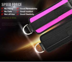 Accessorio <span class=keywords><strong>per</strong></span> <span class=keywords><strong>esercizi</strong></span> con cavo e cinturino alla caviglia <span class=keywords><strong>per</strong></span> <span class=keywords><strong>casa</strong></span> e palestra, allenamenti glutei - Kickback, estensioni gambe, abduttori anca - Product Image 5