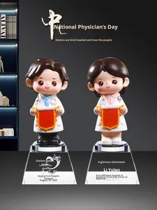 Trofeo Conmemorativo Personalizado de Dibujos Animados para <span class=keywords><strong>Regalo</strong></span> de Profesionales Médicos, Hombres y Mujeres, para el Retiro o Apreciación - Product Image 6