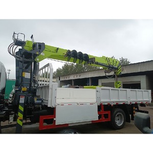 รถเครนติดรถบรรทุก ISUZU 4x4 ขนาด 5-8 ตัน ยี่ห้อจีน พร้อมบูมยืดไสลด์ตรง และหัวเจาะ - Product Image 2