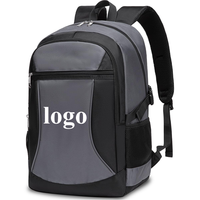 Sac à dos de voyage décontracté pour homme, léger et tendance, avec logo personnalisé, résistant à l'eau, pour ordinateur portable 16 pouces