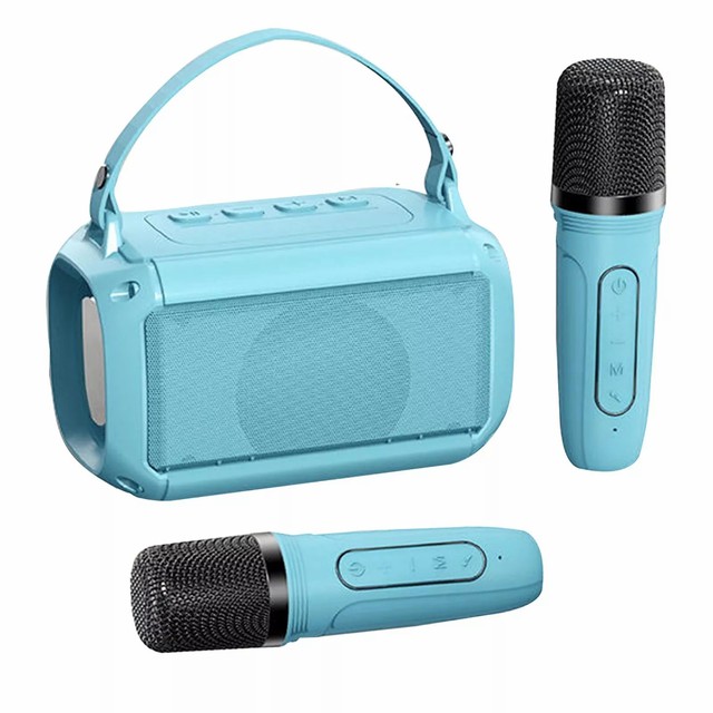User-Friendly 4 Magical Voices Colorful LED Portable Music Player Kids Toy Mini Karaoke Machine